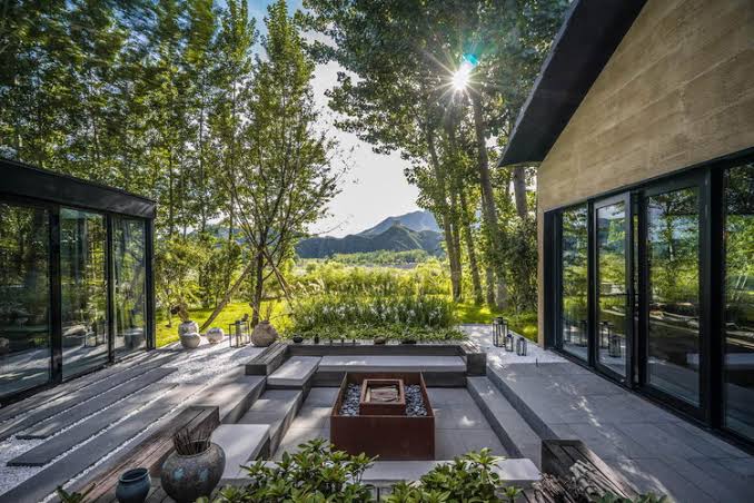 Landscaped courtyards at SP Wildernest